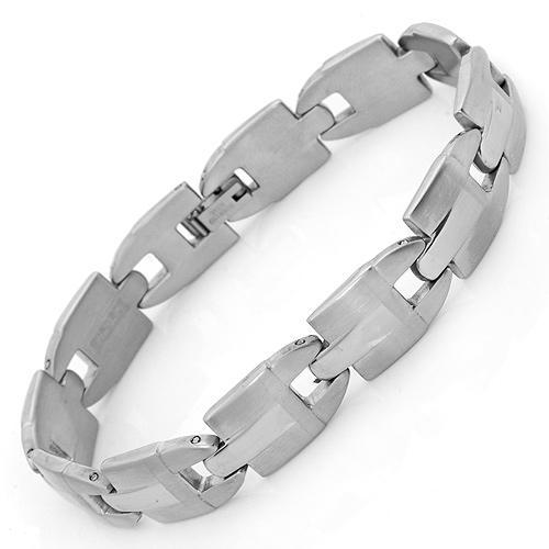 EDFORCE- MEN'S STAINLESS STEEL BRACELET-44g,20.5cm
